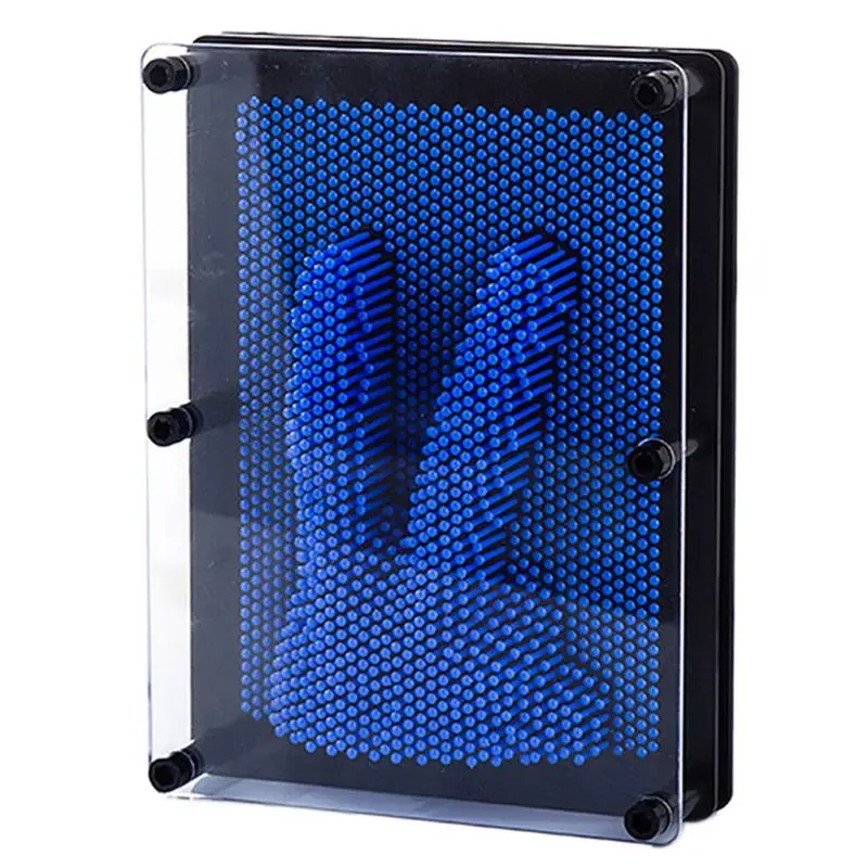 Креативный 3D клон ручная модель игрушки DIY ремесла трехмерная игла резьба картина Дети Мальчики Девочки Подарки на день рождения - Цвет: L-Blue