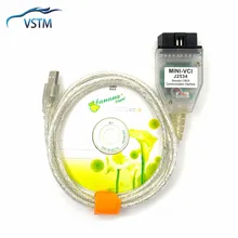 Mais novo v10.30.029 mini interface vci para * yota tis techstream j2534 obd2 obdii ferramenta de diagnóstico frete grátis