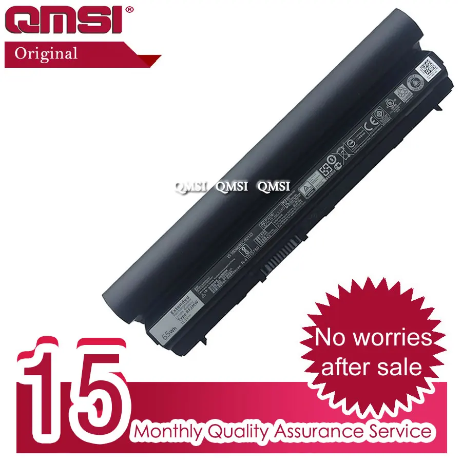 QMSI 11,1 V 65Wh аккумулятор RFJMW, подходит для ноутбука Dell Latitude E6320 E6120 E6220 E6230 E6330 E6430S 3W2YX 5X317