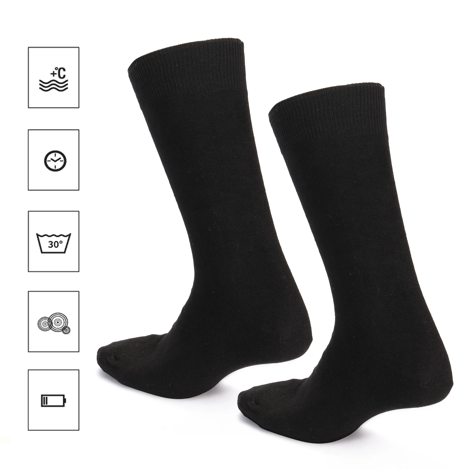 Electric Heated Socks Battery Powered Cold Weather Heat Socks Outdoor Riding Camping Hiking Motorcycle Warm Winter