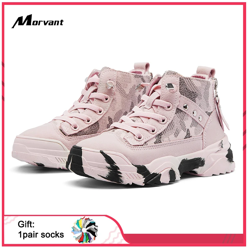 Kids Casual Shoes Boy Running Sneakers Fashion Girl Sport Booties Comfortable Children Lightweight Breathable Anti-slip Boots | Детская