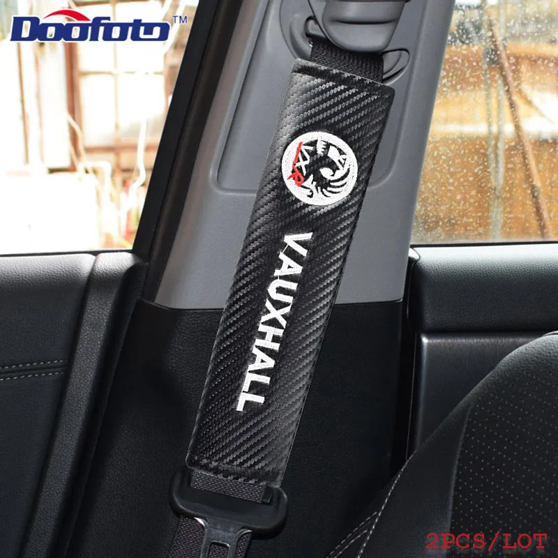 Doofoto Накладка для ремня безопасности автомобиля для Vauxhall Insignia аксессуары для плеча защитная накладка для салона автомобиля Стайлинг из углеродного волокна