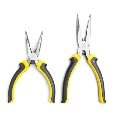 Boxed Banana handle Многофункциональные плоскогубцы электрик зажим кабель резак трубы длинный нос/плоский нос/диагональные плоскогубцы " /8" Длина - Цвет: Boxed Banana handle