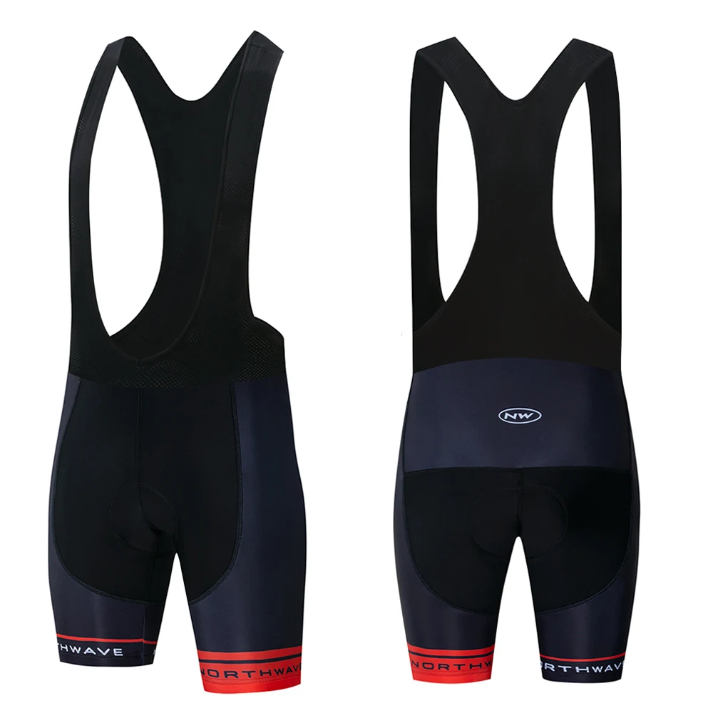 one shorts Northwave Pro Team велосипедные шорты мужские нагрудник гелевые мягкие MTB велосипедные шорты для горного велосипеда короткие штаны ciclismo противоскользящие - Цвет: one shorts
