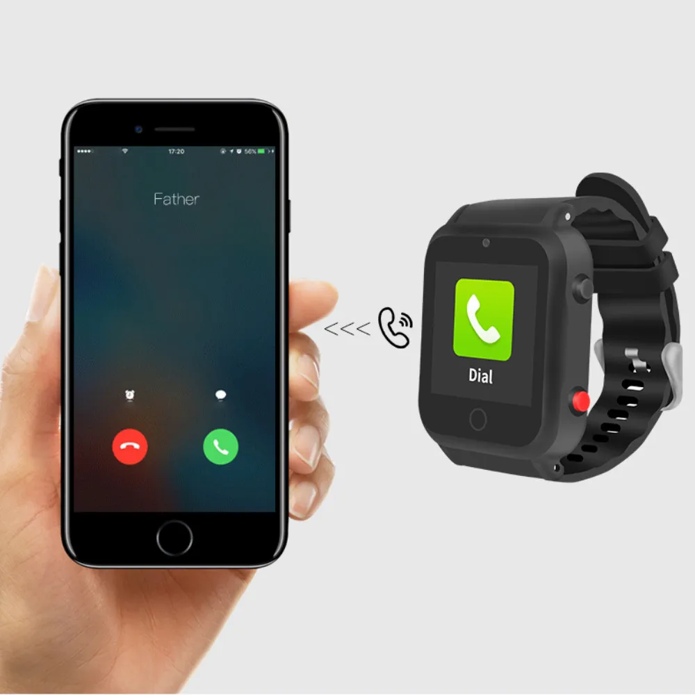 ZGPAX Смарт часы с SOS gps Smartwatch S88 Wi Fi анти сбой сигнализации трекер для мужчин, женщин, детей подарок бесплатно