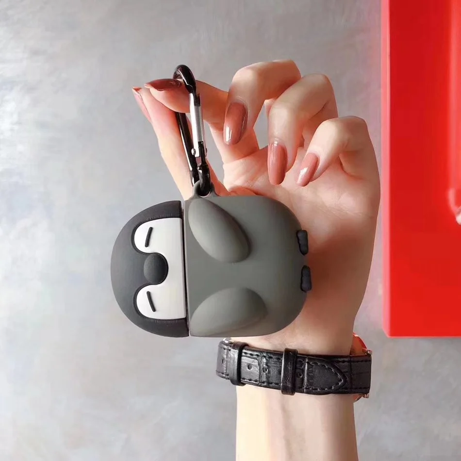 Симпатичные Bluetooth беспроводные наушники чехол для AirPods 2 чехол силиконовый медведь мультфильм чехол для Apple Air Pods чехол аксессуары ремешок