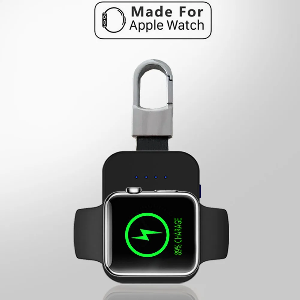 DDKSPARK Qi беспроводной для i Watch 2 3 4 950mah банк питания для Apple Watch внешний аккумулятор мини беспроводная док-станция
