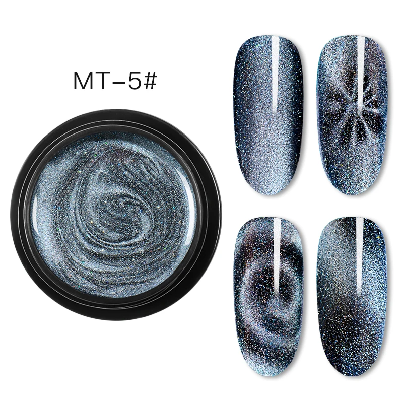 Mtssii 9D Хамелеон Galaxy кошачий глаз Гель-лак для ногтей Магнитный впитывающий УФ Полупостоянный лак для ногтей Блестящий гель для ногтей - Цвет: HHW1435