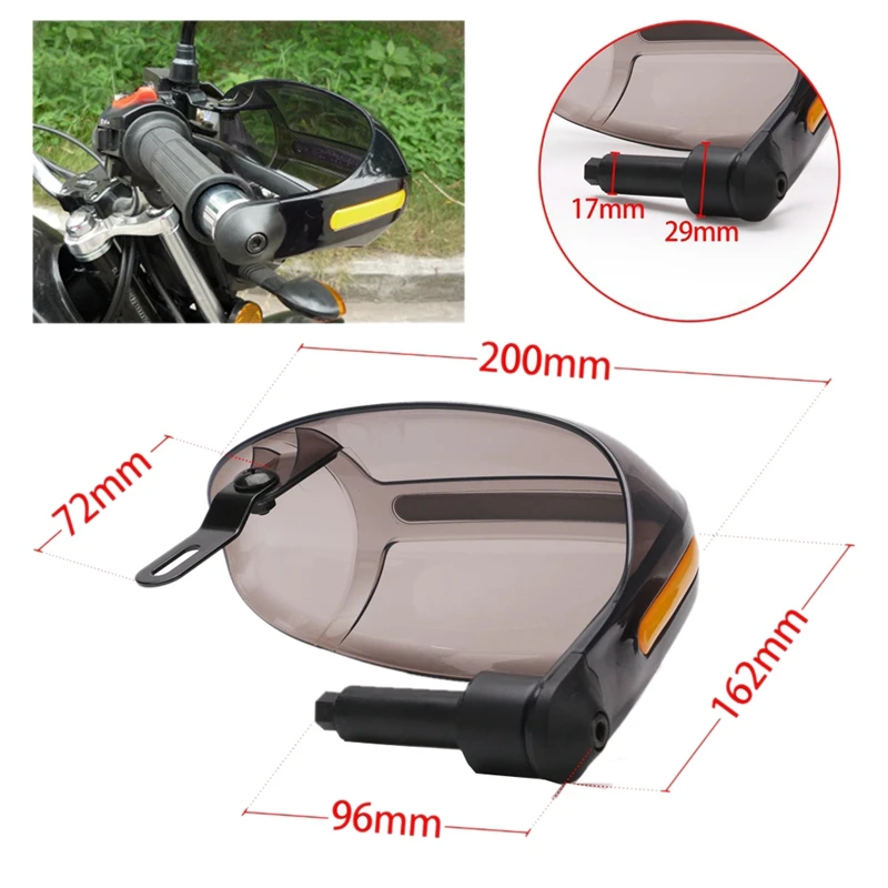 Мотоцикл Байк Handguard скутер ветровое стекло для вождения падения защита рук 22 мм руль 2 шт./пара