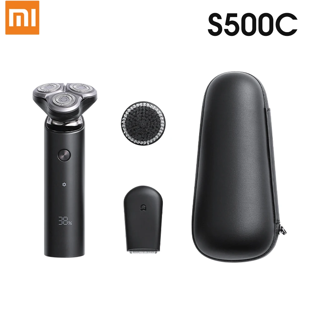 Электробритва Xiaomi Mijia S500C 3 головки гибкая Бритва для сухого и влажного бритья
