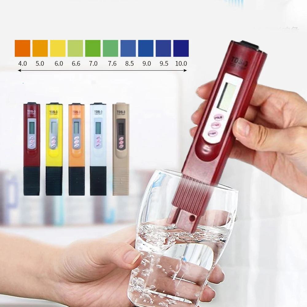 New Protable LCD Digital TDS PH Meter Pen of Tester Accuracy 0.01 Aquarium Pool Water Wine Urine Automatic Calibration Measuring |