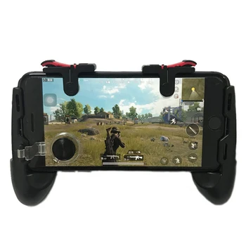 

Game Accessories for Phone Grip with Joystick Mobile Gamepad Controller Pubg Fire Buttons D9 L1R1 Trigger For iPhone Android IOS