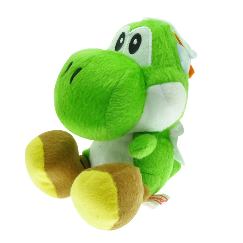 18 см лума зеленый Йоши yoshi Дракон Мягкие Животные Для детей подарок 9 Цвета Супер Марио и Луиджи Плюшевые игрушки и куклы из мультфильма - Цвет: Зеленый
