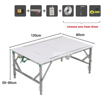 

Portable Lifting And Decorating Woodworking Saw Table High-quality Household Folding Saw Table Woodworking Workbench (120*80cm)