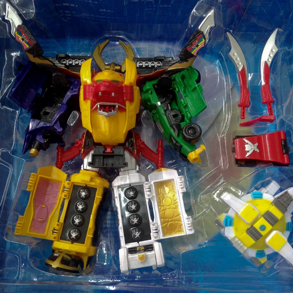 Трансформационный робот Kaizouku Sentai Gokaiger Megazords собранная модель деформации игрушка для детей Подарки