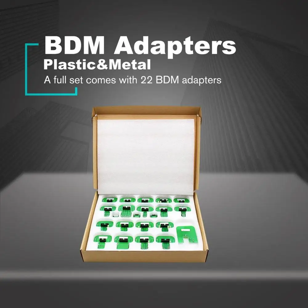 

For KTAG KESS KTM BDM Adapters Trasdata Chip Adjustment Adapter BDM Frame ECU RAMP Adaptor Full Set of 22 BDM Adapter Holders