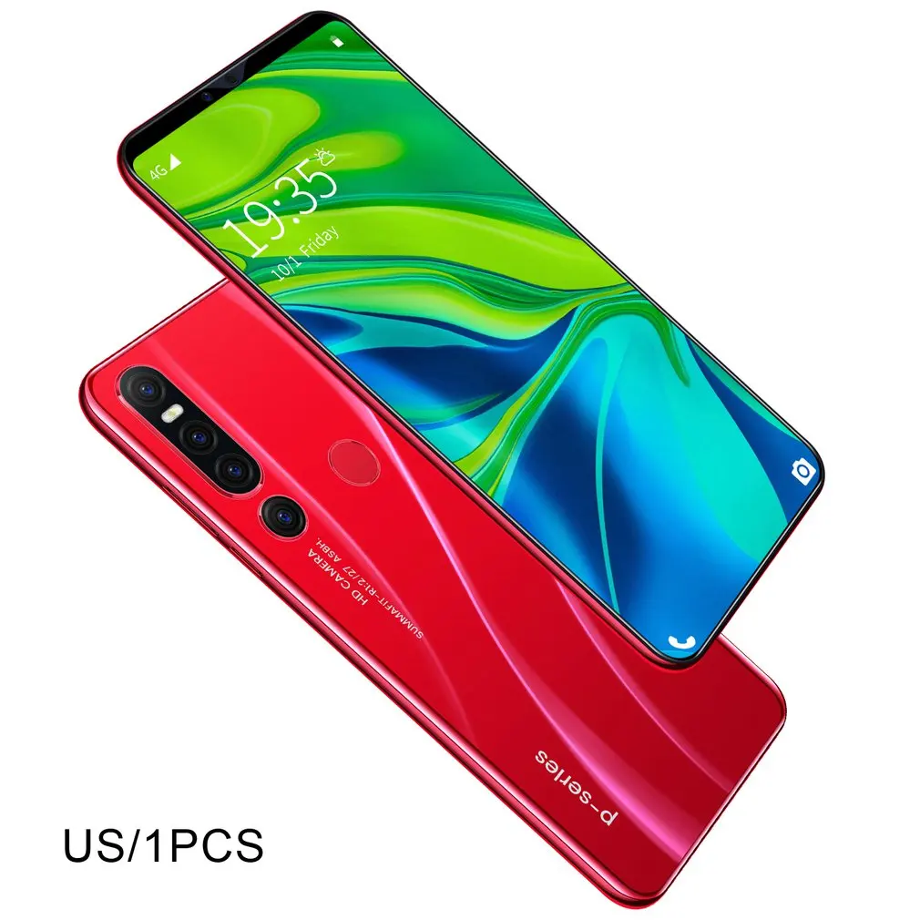 New P46 Pro Smartphone 1GB+8GB Cellular Android 9.1 Handphone Core 6.1inch Mobilephone Face Fingerprint Recognition Handphone