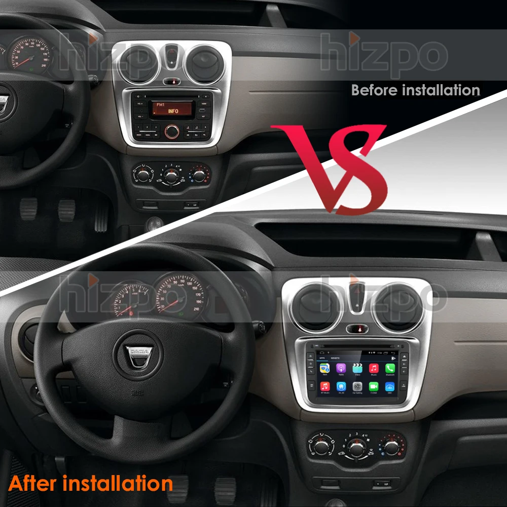 Специальный автомобильный DVD проигрыватель 7 дюймов Android 10 0 для Dacia Logan Dokker Duster Sandero