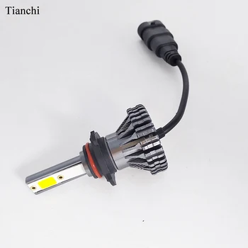

Fanless LED Car Headlights Conversion Kit Lights H1 H3 H4 H7 H8 H11 HB3 HB4 Auto COB Car Headlight 6000LM 6000K