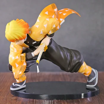 

Demon Slayer Kimetsu No Yaiba Agatsuma Zenitsu Hekireki Issen Ver. PVC Figure Model Toy Figurine
