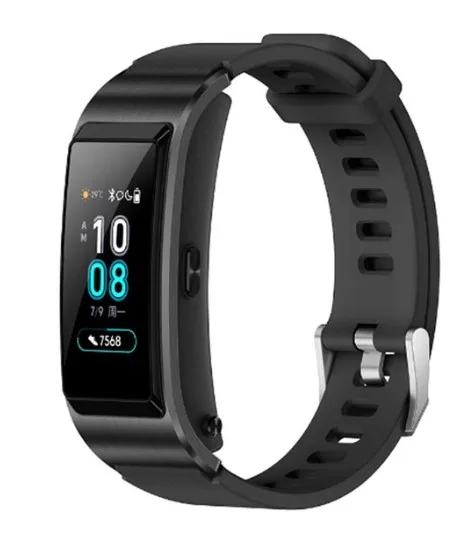 Huawei talkband B5 Talk Band B5 Bluetooth умный спортивный браслет напульсники сенсорный AMOLED экран вызов наушники пульсометр - Цвет: Sport black