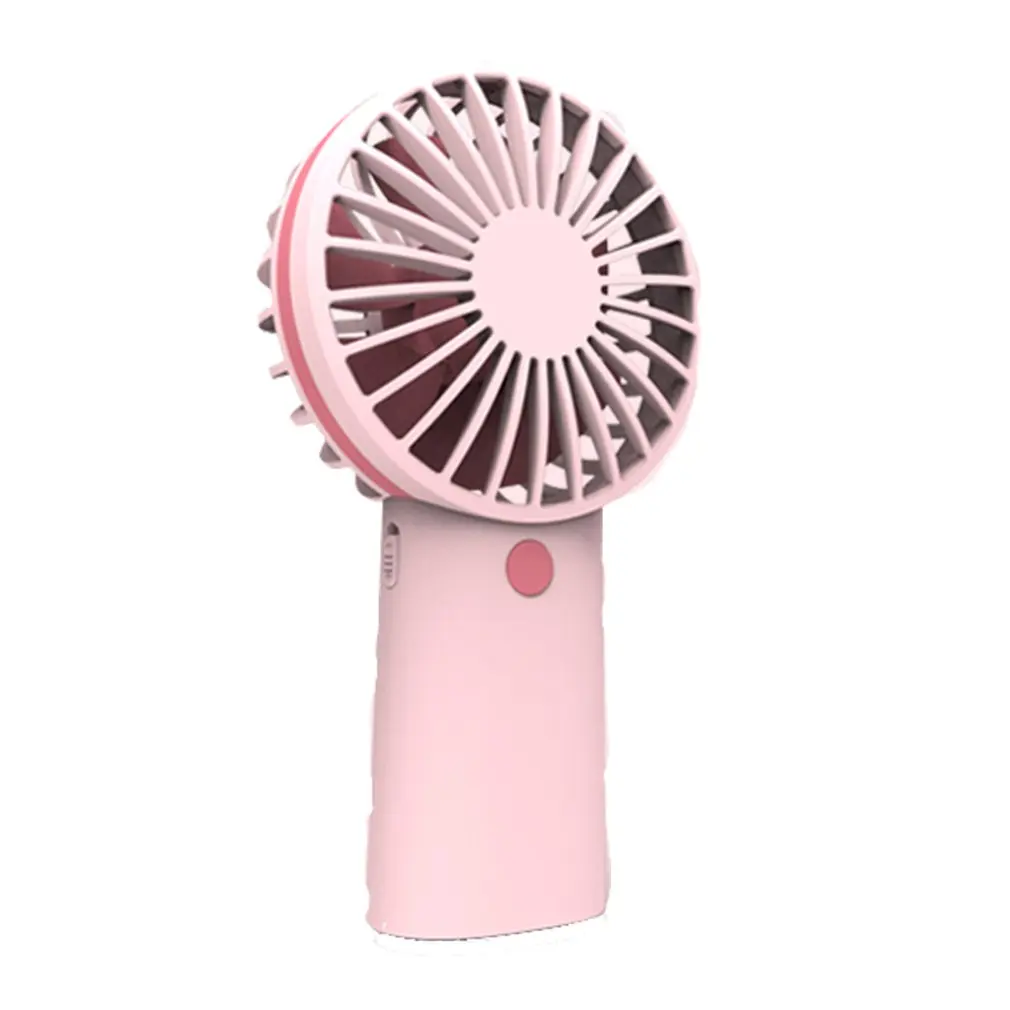 pink Карманный Usb зарядка портативный милый маленький вентилятор мини-вентилятор студенческого общежития трехскоростной вентилятор ветра - Цвет: pink