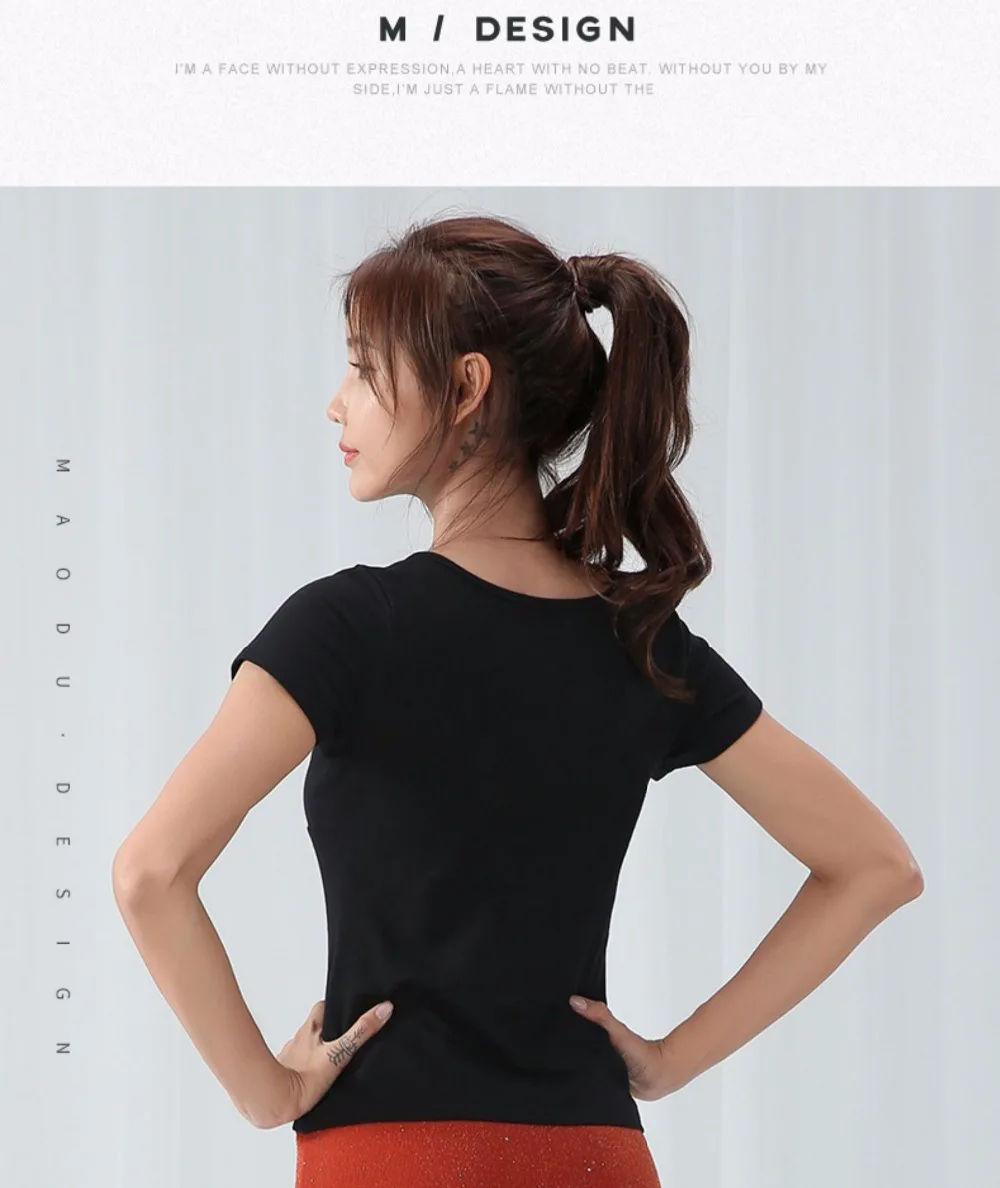 New Latin Dance Clothes Women Modal Dance Tops V Collar Comfort Practice Wear For Adult Female Rumba Laides Dance Clothes BL2146