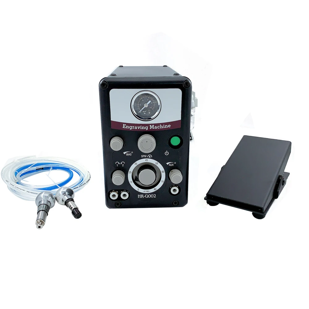 US $294.21 Graver Tool G8 Jewelry Pneumatic Impact Engraving Machine With 2 Handpieces Jewelry Graving Machine Hand Stone Setting
