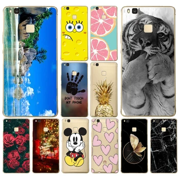 

For Cover Huawei P9 Lite Case Cute Animal Silicon Soft TPU for Funda Huawei P9 Lite Case 2016 P9 P9Lite Phone Back Cases