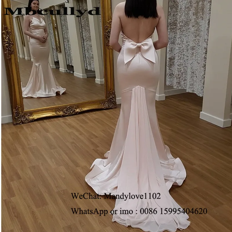 Mbcullyd белое платье русалки для выпускного вечера длинное 2020 очаровательное милое