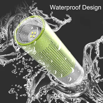 

Waterproof Bluetooth Speaker Outdoor Portable Wireless Loudspeaker BT201 Flashlight Music Player Support TF Card USB U Disk