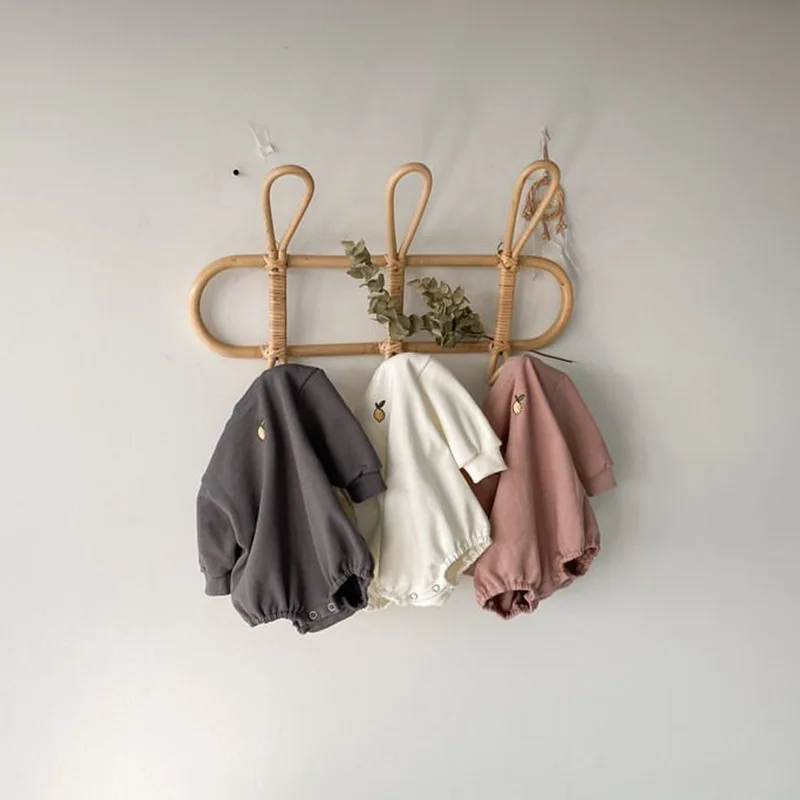 Autumn Baby Bodysuits Lemon One Piece Jumpsuits for Girls and Boys