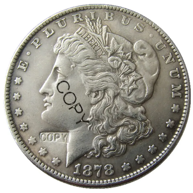 Дата 1878-CC Морган копия доллара Посеребренная монета