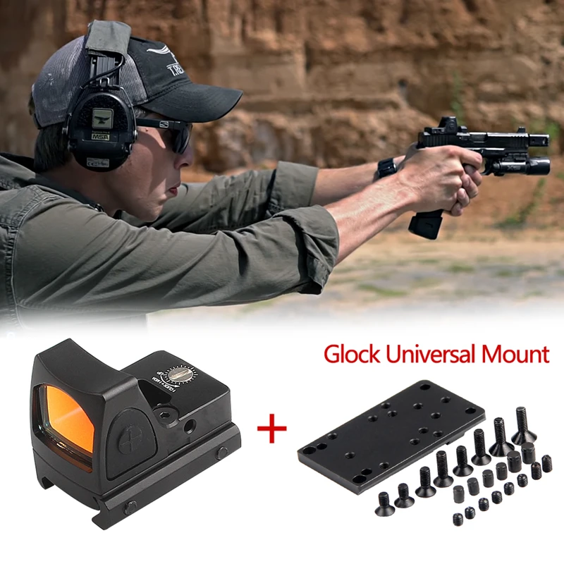 

Collimator Scope Red Dot Sight Airsoft Red Dot Sight Scope With Glock Universal Mount Airsoft Hunting Rifle Optical Sight