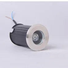 10 шт./партия,, 1 Вт, 12 В постоянного тока, мини подземные садовые дорожки, лампа для вкапывания в землю, Чистый/теплый белый