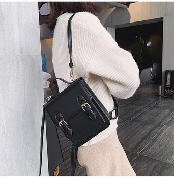

Fashion Multipurpose Small Women Backpacks PU Leather Female Travel Shoulder Bags High Quality Bags For Women Crossbody Bags