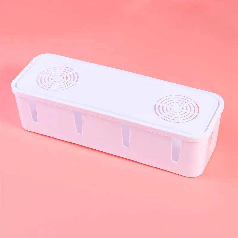 

Multi Power Plug Socket Anti-dust Safety Box Storage Cable Wire Cord Organizer for Office Home