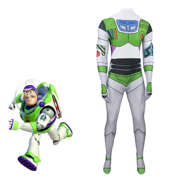 

Toy story cosplay Costume Buzz Lightyear Cosplay Jumpsuit Outfit Men Adult kid Halloween Carnival Costume