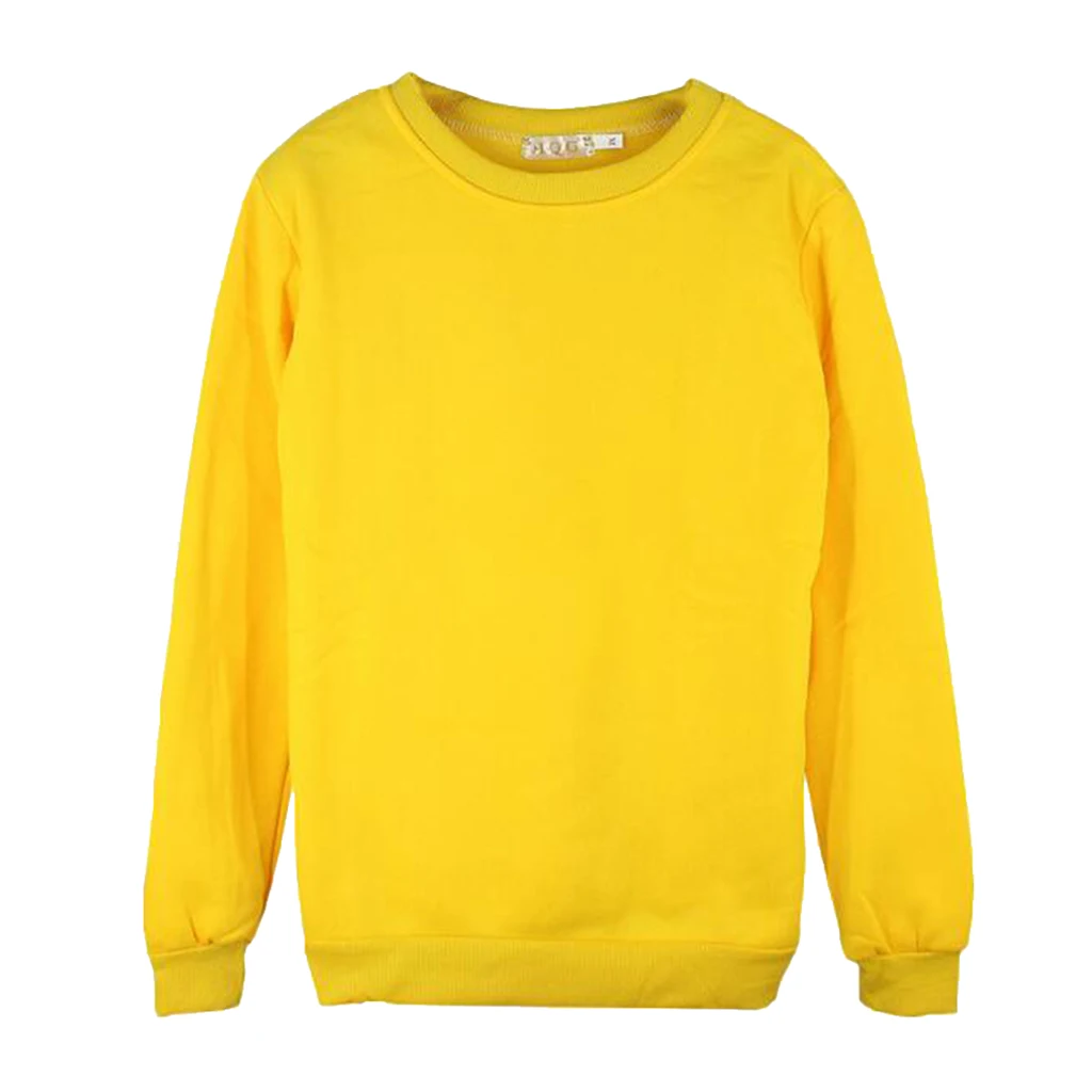 Unisex Crewneck Fleece Sweatshirt Plain 