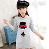 Kids Dresses For Girls Cartoon Patch Dress For Girls Dot Bow Party Dress Girl Spring Autumn Cute Girls Clothes 6 8 10 12 14 Year ► Photo 2/6