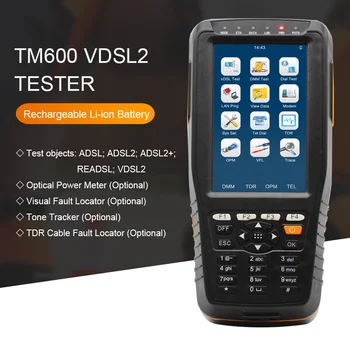 

Original TM-600 VDSL Test Line Tester English Machine (ADSL2 +/VDSL2/OPM/ VFL/TDR)