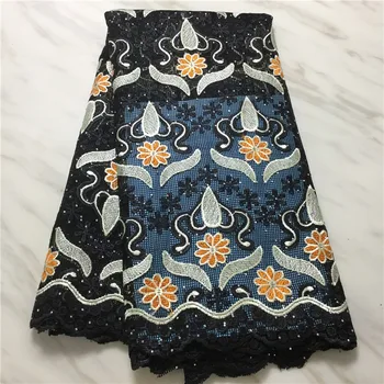 

2019 Top Class Neat embroidery Guipure lace Very soft African cord fabrics Nigerian Ghana Dubai celebration sewing gown pl66-723
