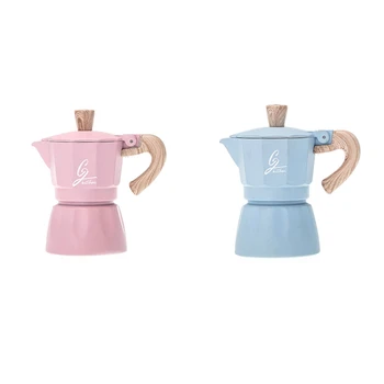 

Coffee Maker Aluminum Mocha Espresso Percolator Pot Coffee Maker Moka Pot 3Cup Stovetop Coffee Maker 150Ml