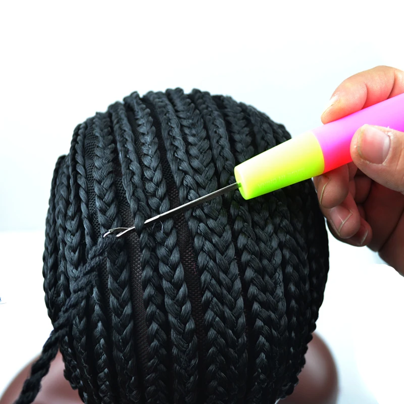 

Cornrow Wig Cap For Making Wigs Elastic Weaving Braided Wig Cap 1-10pcs Black Hair Net Top Quality Wig Making Caps