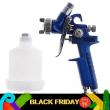 Горячая 0,8 мм сопло H-2000 Профессиональный HVLP распылитель мини воздушные краскопульты Аэрограф для окрашивания автомобиля аэрограф