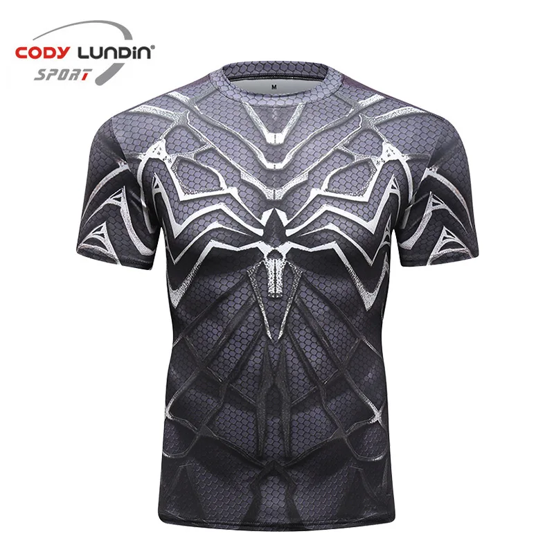 Компрессионная футболка для ММА мужские футболки с 3D принтом Rashguard Jiu Jusit коротким