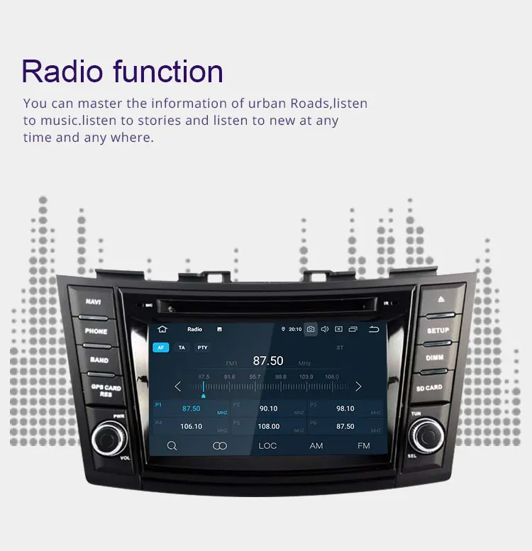 TOPBSNA Android 9,0 автомобильный dvd-плеер для Suzuki Swift 2011 2012 2013 wifi Мультимедиа gps Навигация стерео Автомагнитола RDS