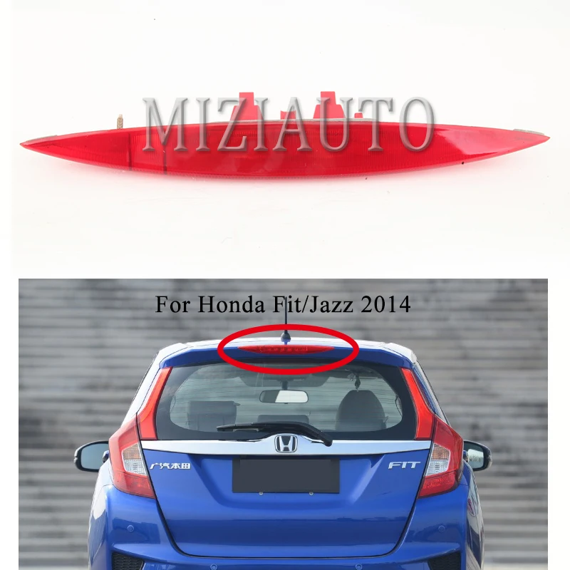 MIZIAUTO задний стоп-сигнал для Honda Fit/Jazz высокое положение крепление дополнительная стоп-лампа автомобильный Стайлинг 3-й третий стоп-сигнал