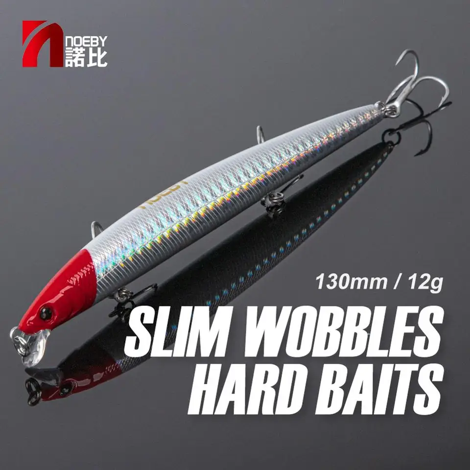 【希少】NOEBY 1500R NOEBY Slim Minnow Fishing Lure 130mm 12g Floating Long Casting