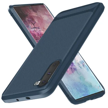 

50pcs/lot For Samsung Galaxy Note 10 Shockproof Luxury Case Carbon Fiber Ultra Thin TPU Case For Samsung Galaxy Note 10 Plus